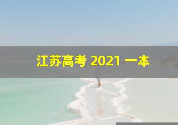 江苏高考 2021 一本